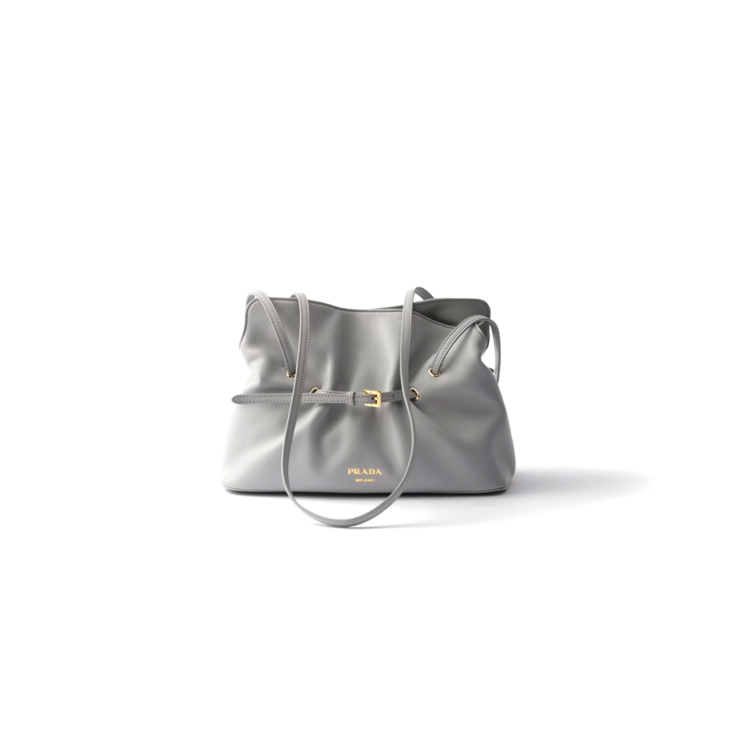 PRADA DADA SMALL NAPPA LEATHER BAG 1BG586 (25*18.5*11.5cm)